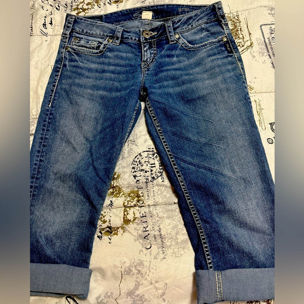 Silver Jeans Santorini capris jeans